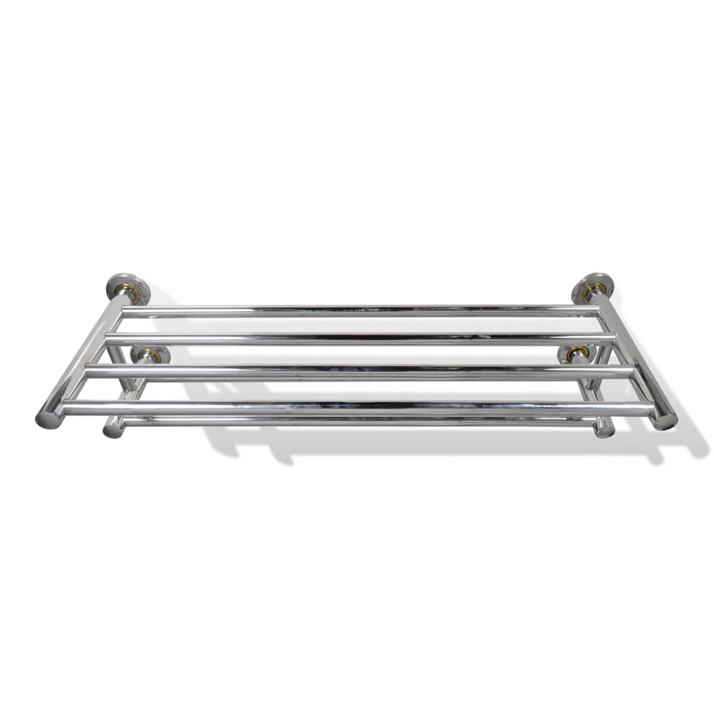 Portasciugamani doppio universale in acciaio da bagno 60 cm 3202011/3