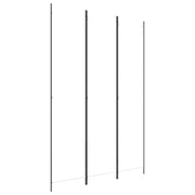 Divisorio a 3 Pannelli-Set di 3 pannelli Paravento bianco 150x220 cm in Tessuto