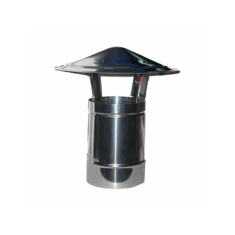 Terminale Parapioggia Inox 14 Ala