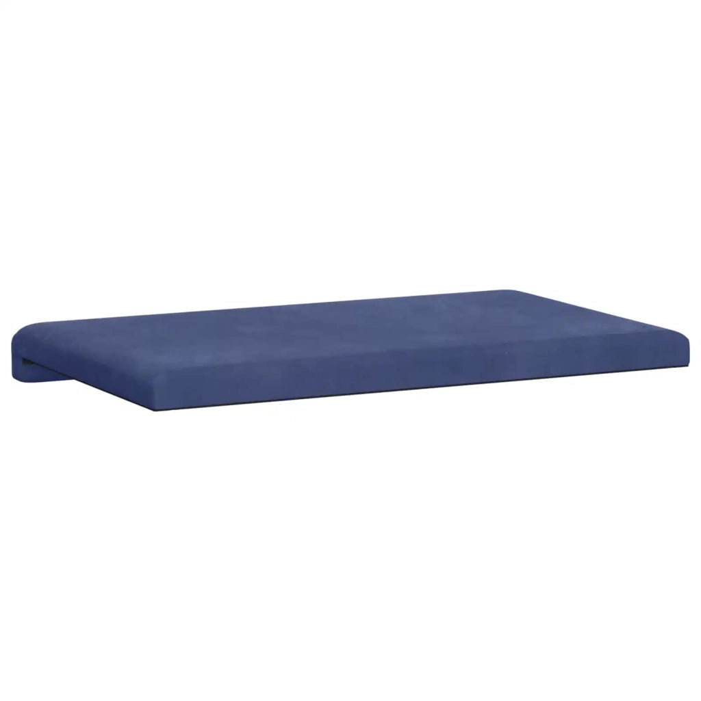 Cuscino per panchina Velluto (V) Blu Polizia Profondità 35 cm 42043187