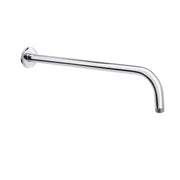 Braccio per soffione doccia tondo in acciaio cromato con rosone 30CM Art. 69404