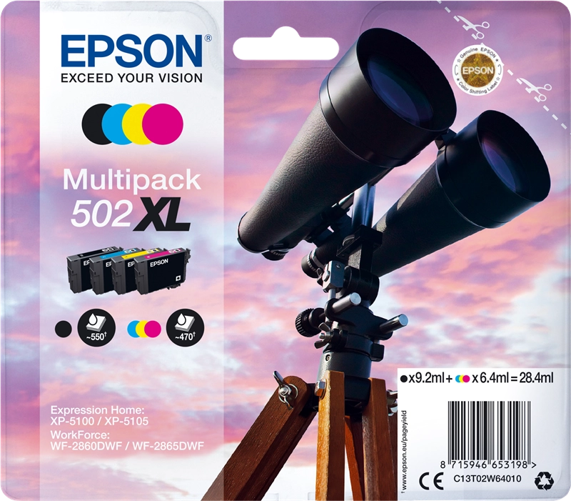 Epson Multipack 4-colours 502XL Ink