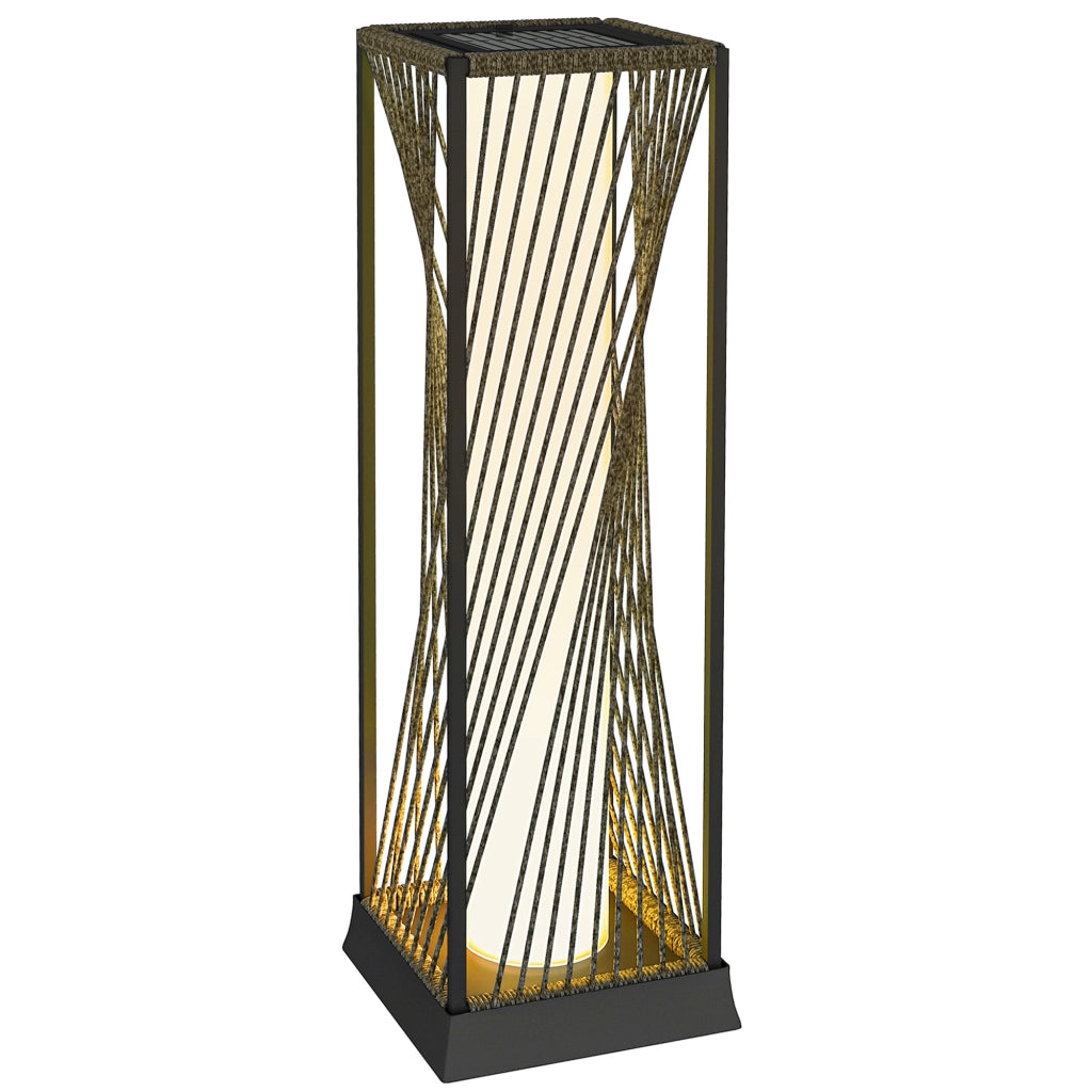 Lampada da Giardino ¨C zephmum ¨C Grigio 22x22x77 cm