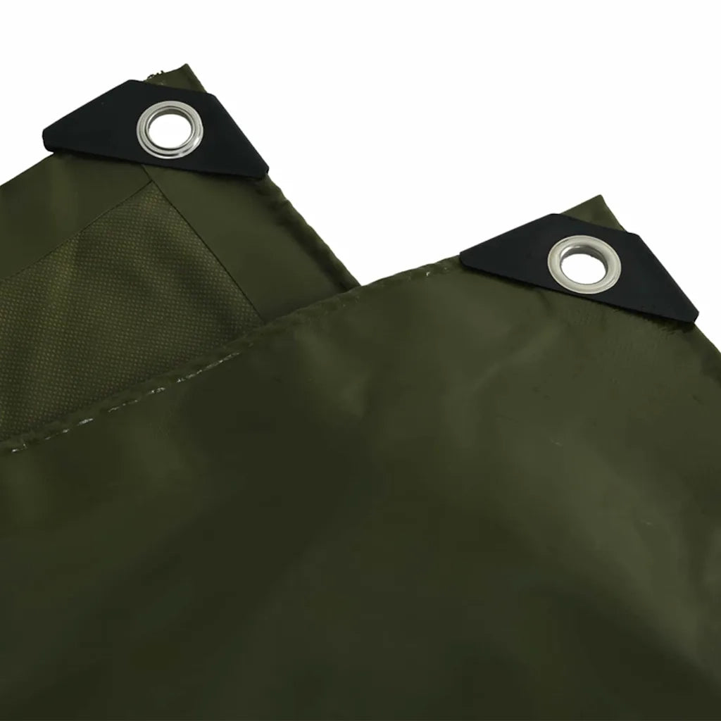 Telo 650g / m² Verde oliva 4 x 7 m Tela con rivestimento in PVC