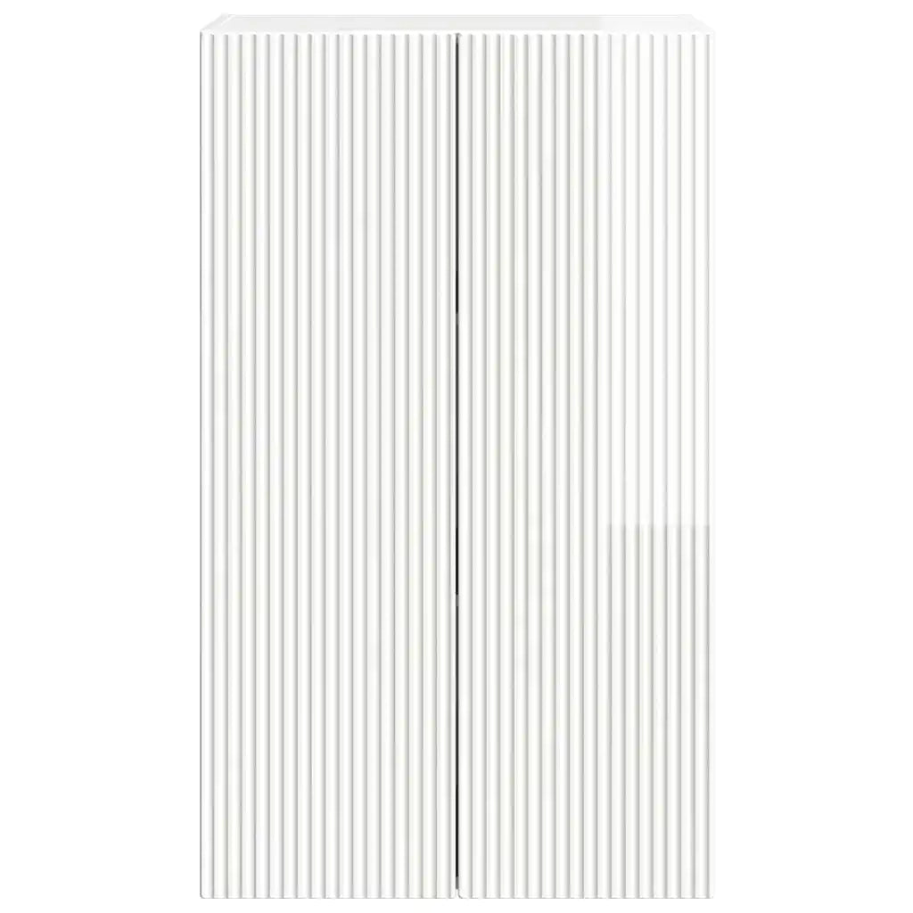 Mobile TV da parete Bianco Lucido 59,5 x 31 x 100 cm 892373
