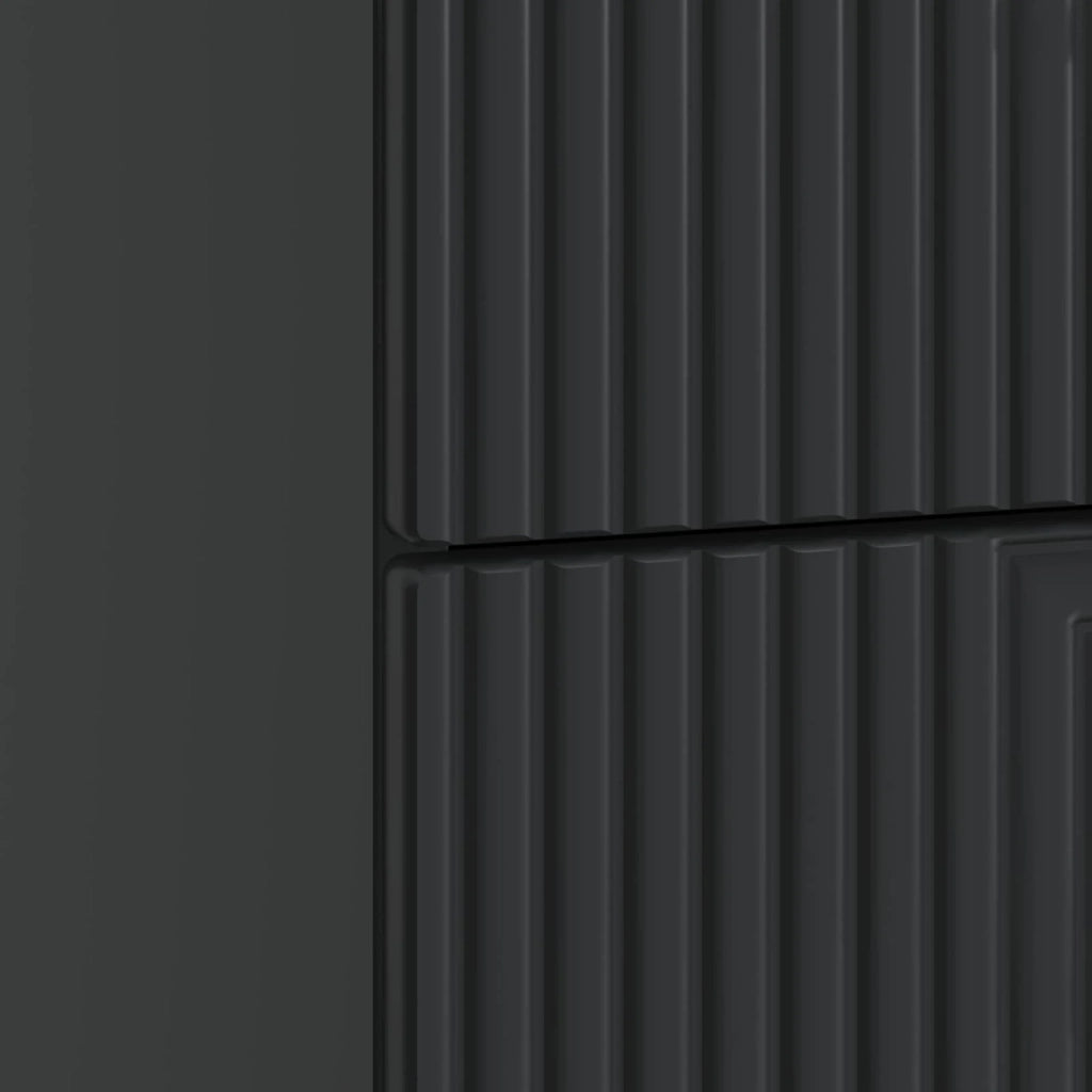 Armadio da Notte con cassetto 2 pcs Nero 43 x 34,5 x 47,5 cm 894758