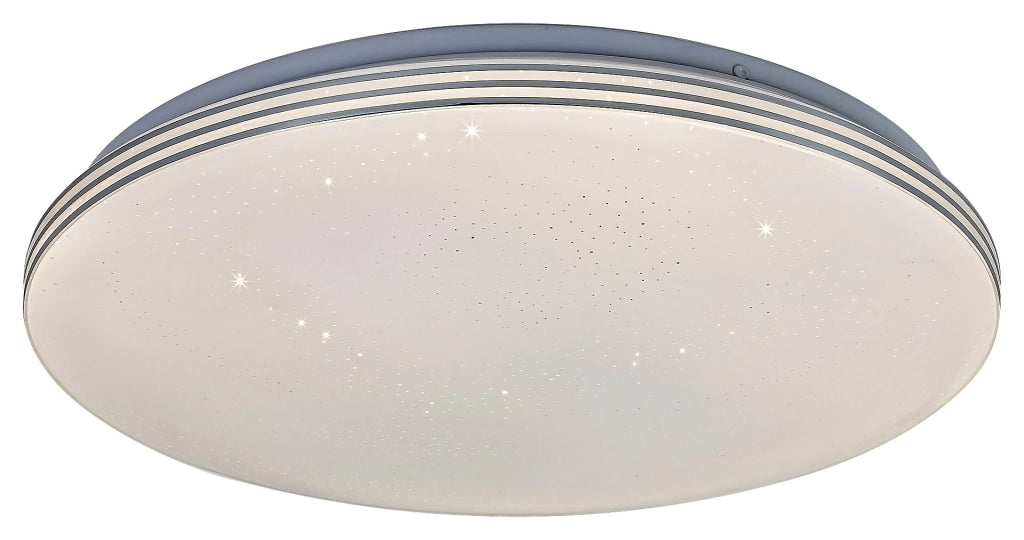 Plafoniera bagno LED 20W 29cm cromata rotonda Rabalux Toma