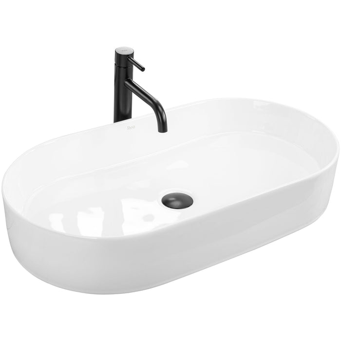 Lavabo Da Appoggio In Ceramica Rea Nadia 70