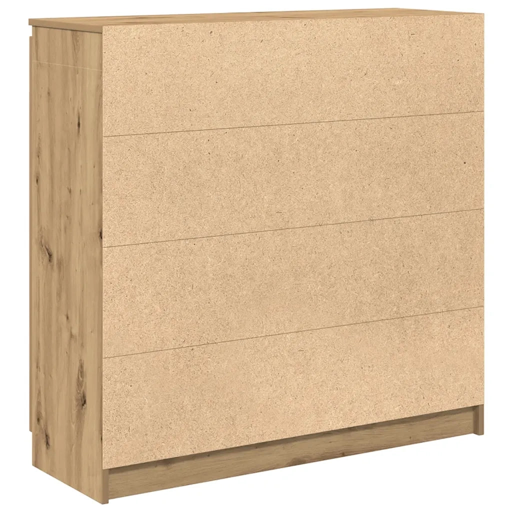 Credenza con Cassetti Rovere Artigianale 100,5x35x98,5 cm 3328461