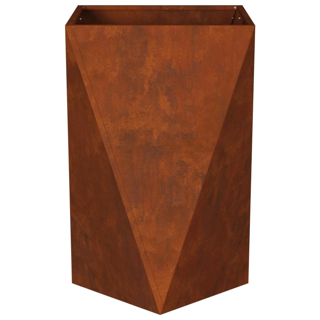 Fioriera 2 pcs Ruggine 50 x 50 x 75 cm 883807