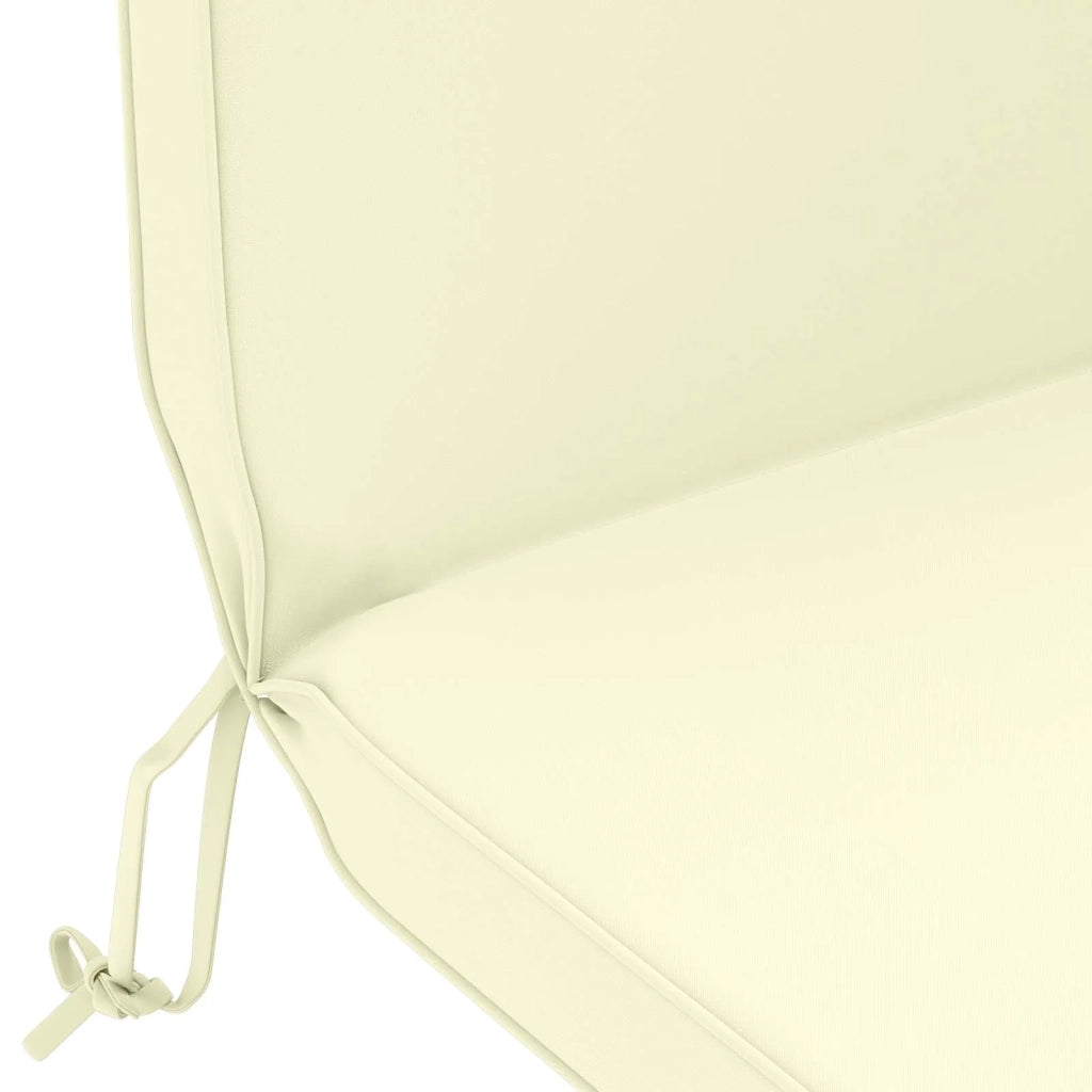 Cuscino per Lounger Sole 100% Poliestere Crema 55 x 124 x 5 cm 948169