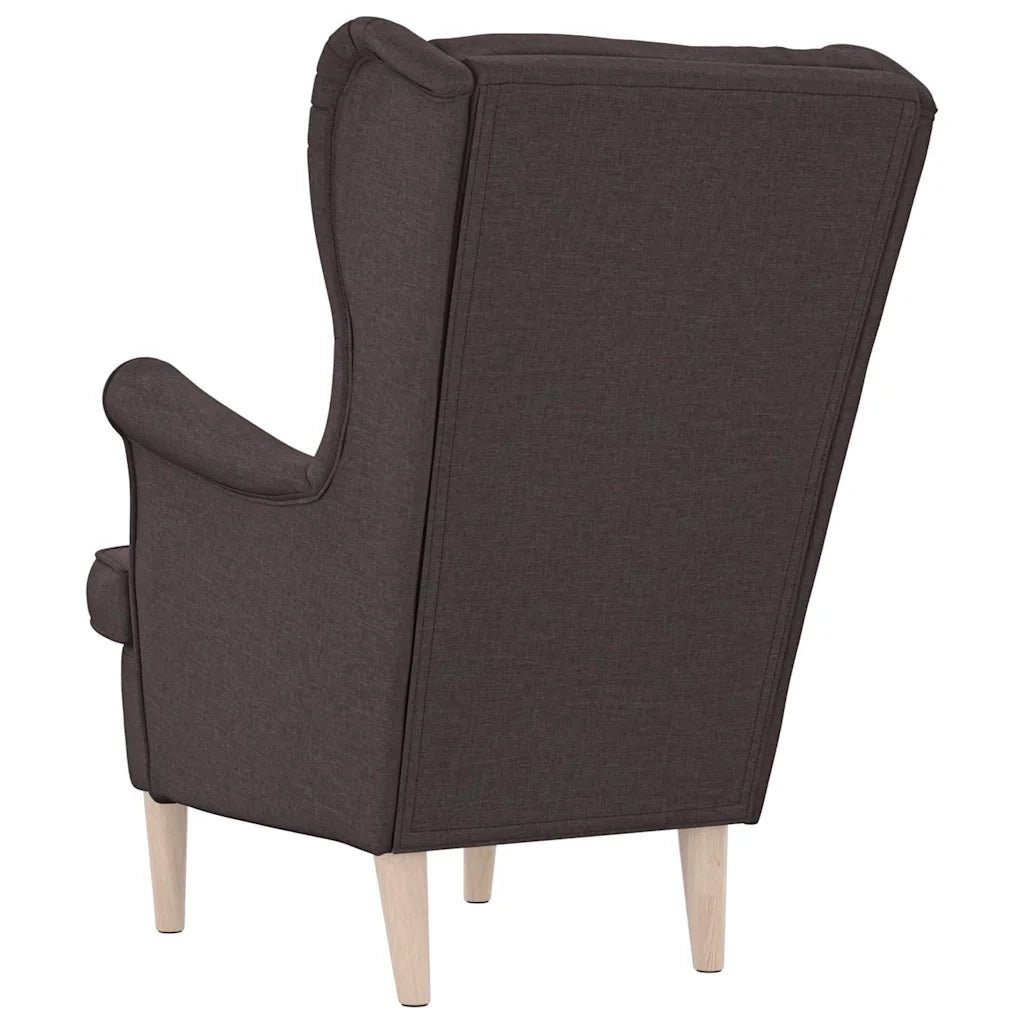 vidaXL Poltrona Marrone Scuro 74x84x100 cm in Tessuto