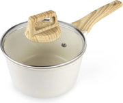 Sottopiatto con Coperchio 20 cm - Sottopiatto Induttivo con Superficie Antiscivolo - PFOA libero - Ideale per 1-2 persone