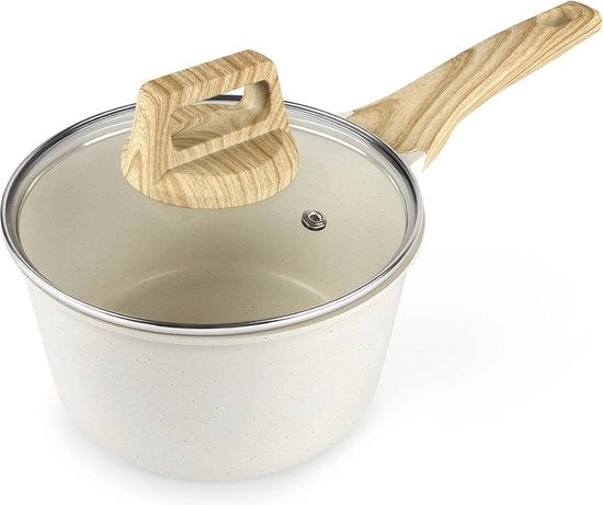 Sottopiatto con Coperchio 20 cm - Sottopiatto Induttivo con Superficie Antiscivolo - PFOA libero - Ideale per 1-2 persone
