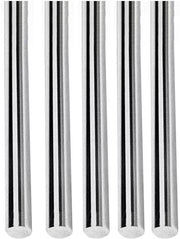 Massivi rondi stecchi in acciaio inox - 304 - 1mm x 80mm - 5 pezzi - RVS ronde stecchi.