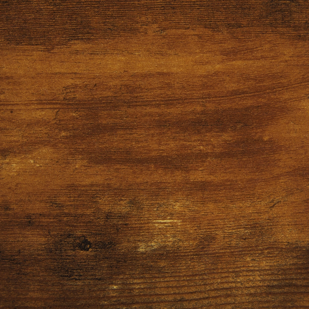 Tavolino laterale in legno scuro struttura in metallo Nero 1 ripiano mobili da soggiorno