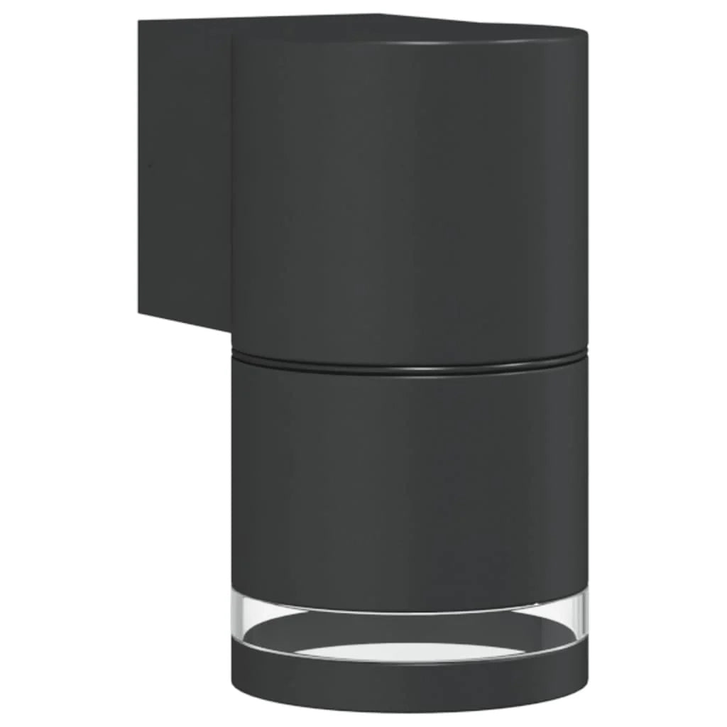 Applique da esterno dal design robusto per giardino 7,5 x 10,5 x 13,5 cm alluminio nero 02_0056624