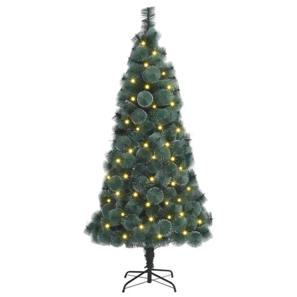 Albero di Natale | Decorazioni natalizie artificiale preilluminato Verde 180 cm PET