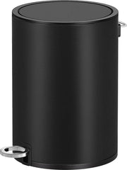 Cestino di 3 litri per bagno - chiusura morbida del coperchio - contenitore rimovibile interno - nero