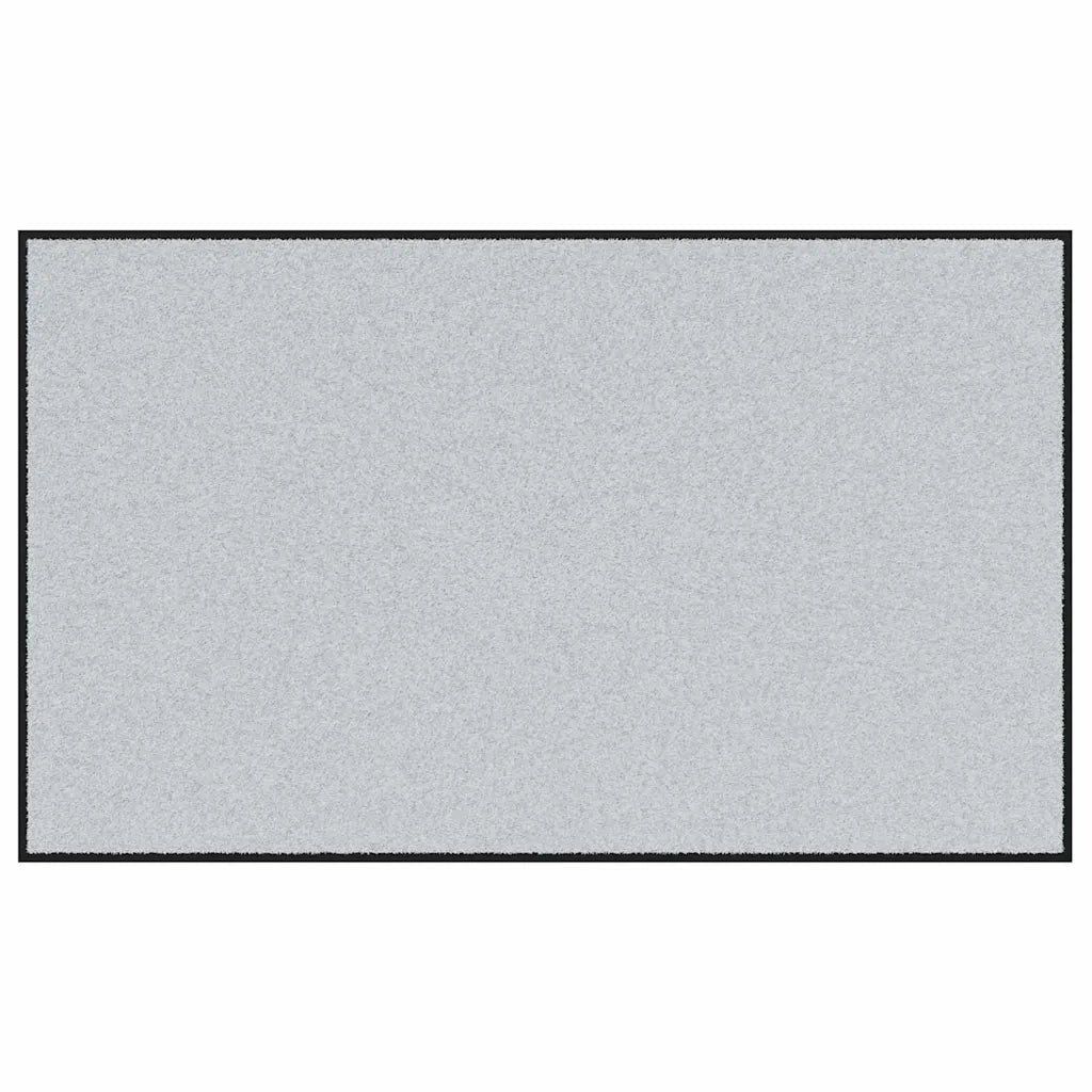 Zerbino | Tappetino Grigio e Nero 90 x 150 cm 100% Poliammide