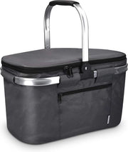 Borsa picnic 27L - Tas opvolutile con manubrio - Contenitore refrigerante per cibo e bevande - Ideale per viaggi e campeggio - Rosso