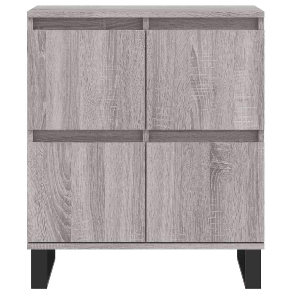 Buffet credenza cassettiera armadio mobile contenitore organizer per cucina soggiorno salotto Sonoma 60 x 35 x 70 cm legno ingegnerizzato grigio 02_0036403