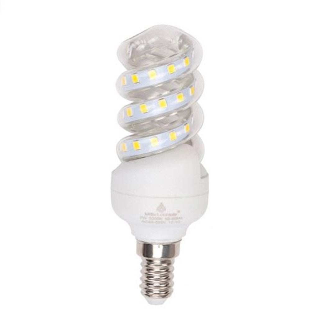 Trade Shop - Lampadina Led 7 W E14 665lm Spirale Luce Calda 3000k Naturale 4000k Fredda 6500k - -bianco Caldo      -
