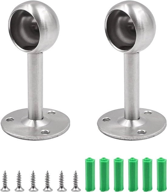 Set di viti a flangia rotonda per rail da 25mm per armadietti, in acciaio inossidabile