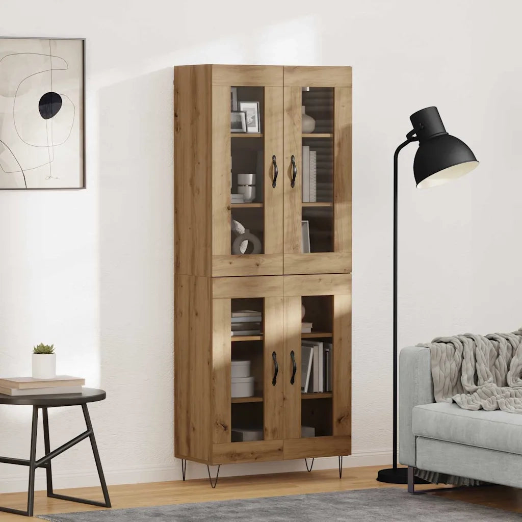Credenza-Buffet-Armadio da cucina Rovere artigianale 69,5 x 34 x 180 cm 401531