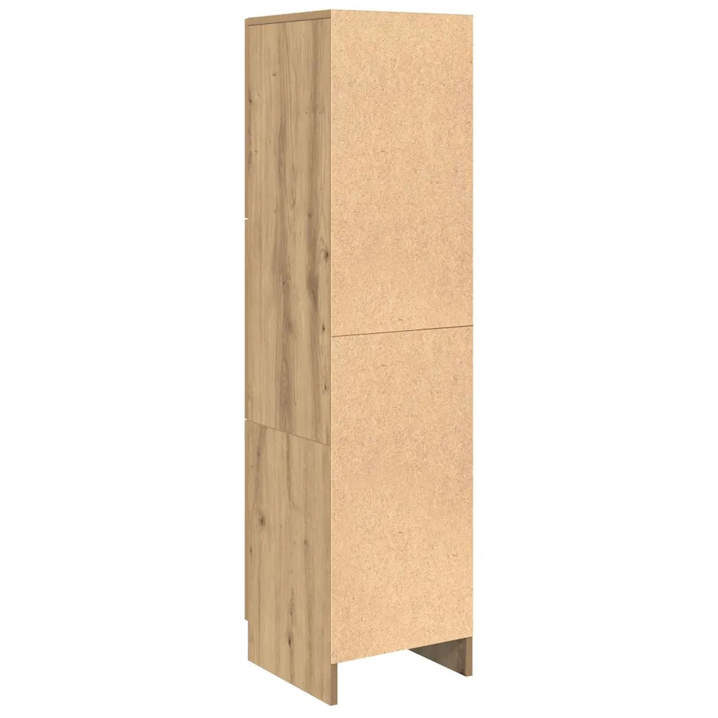 Credenza-Buffet-Armadio da cucina Rovere artigianale 31.5 x 32 x 122.5 cm