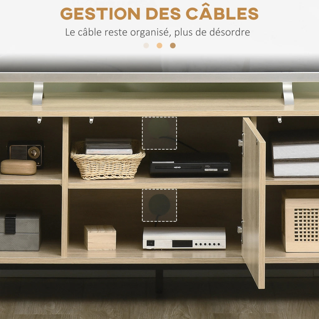 Mobile TV con ripiani regolabili ¨C zephmum ¨C 150x40x51 cm