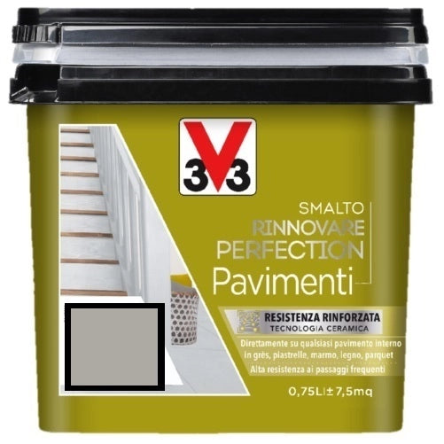 SMALTO RINNOVARE PAVIMENTI 750ML GRIGIO TITANIO