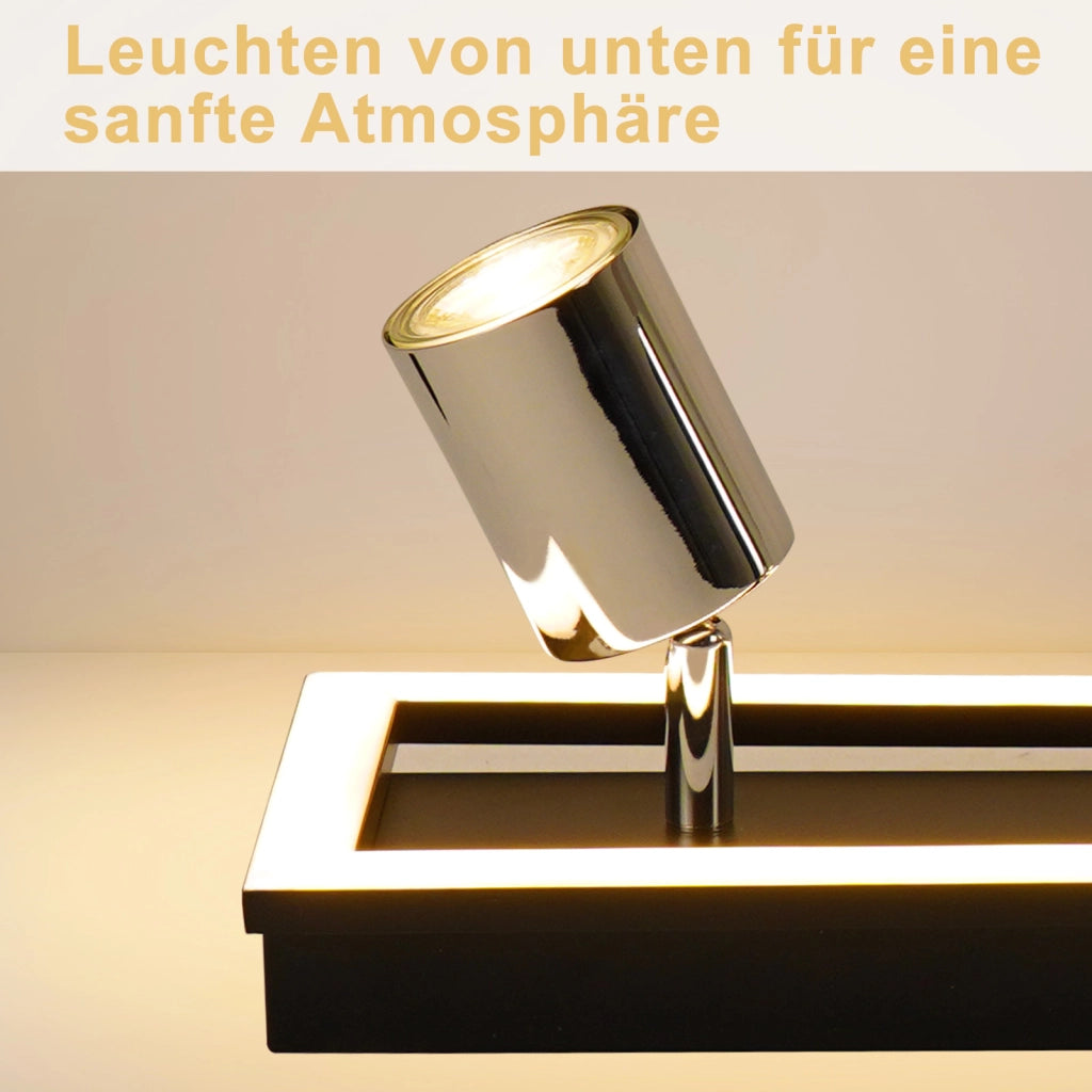 ZMH Faretto da soffitto LED 2 luci GU10 orientabili 12W