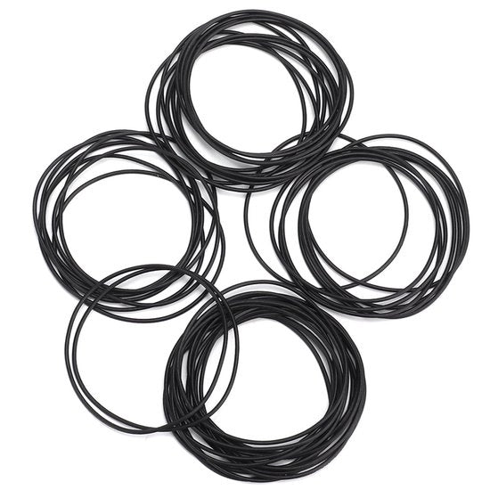 Set di O-Ringen in Gomma da 500 pezzi - O-Ringen idonei per l'acqua - Strumenti di riparazione orologeria - Tipo 0,7/0,8 - Materiale di alta qualità - Pacchetti orologeria