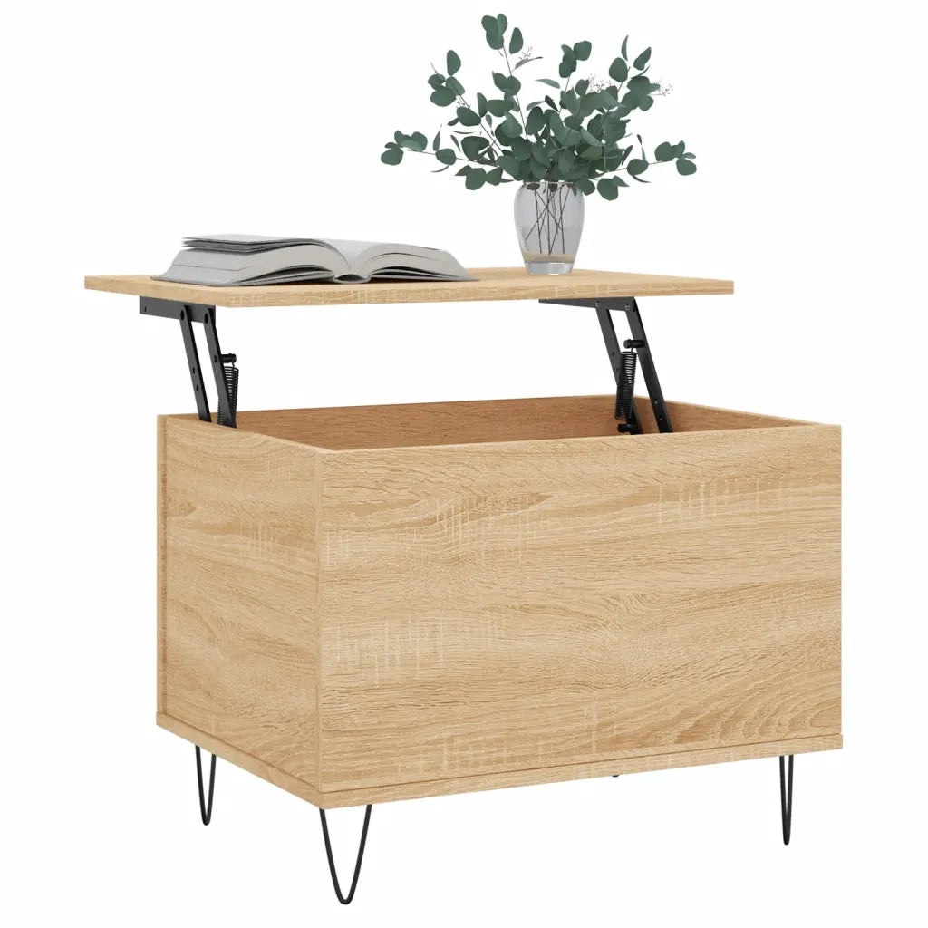Tavolino salotto | Tavolino da caff¨¨ | Tavolino da Soggiorno Rovere Sonoma 60x44,5x45 cm Legno Multistrato