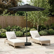 Parasol da Giardino con Luci LED 230 x 230 cm Poliestere 42036251