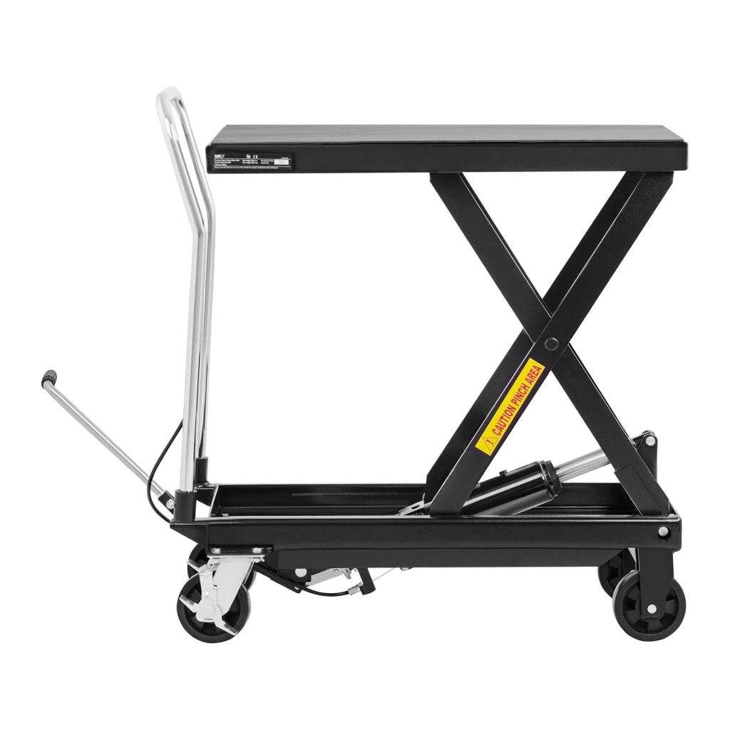 Tavolo elevatore mobile 500 kg acciaio nero 14_0003719