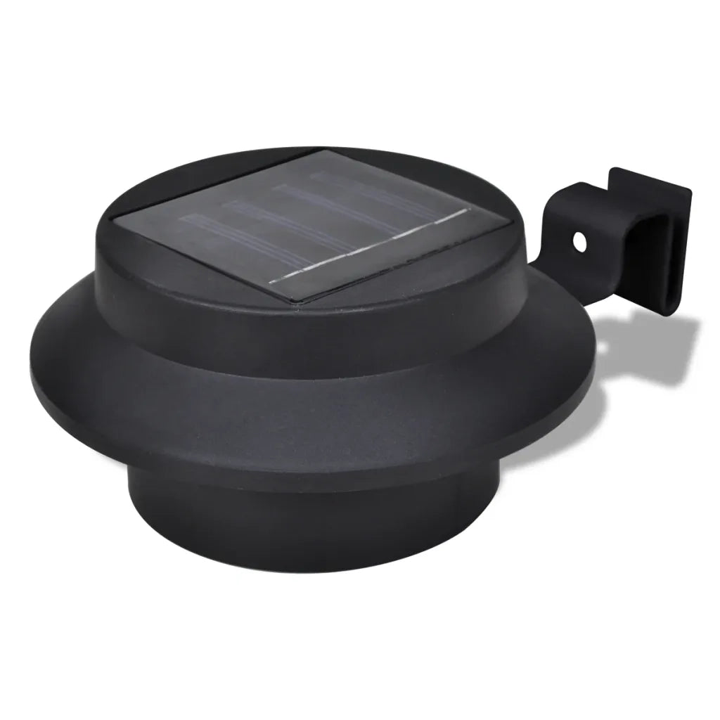 Lampade Solari 6 pz Luci per Recinzioni Nere CFW2550727