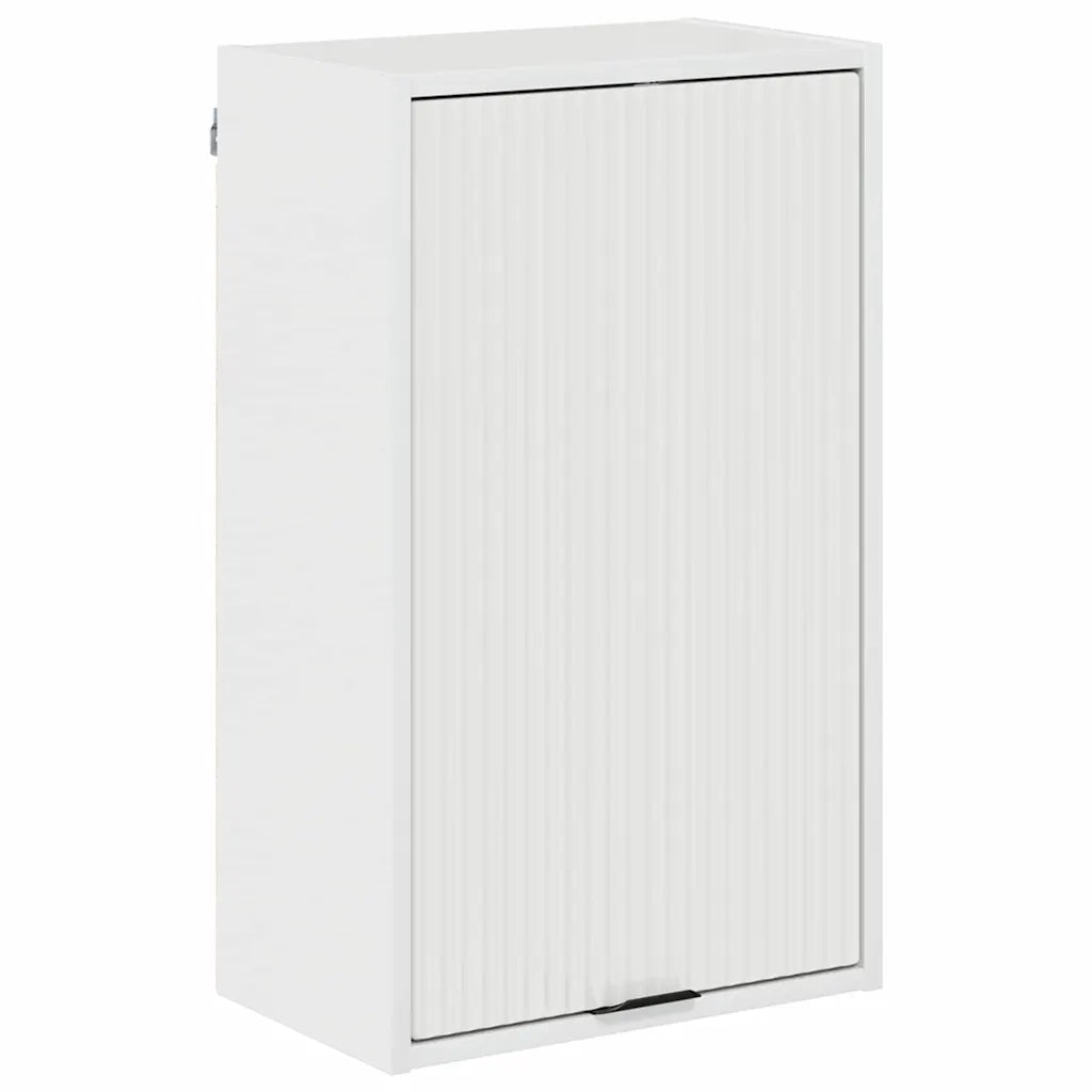 Mobile da Bagno con porta Bianco Lucido 39 x 23,5 x 65 cm