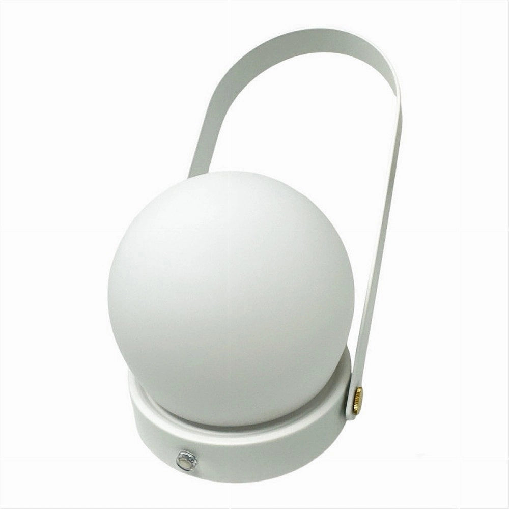 Trade Shop - Lampada Led Da Tavolo Ricaricabile Portatile Lume 3 Colorazioni Di Luce D29-b3c -