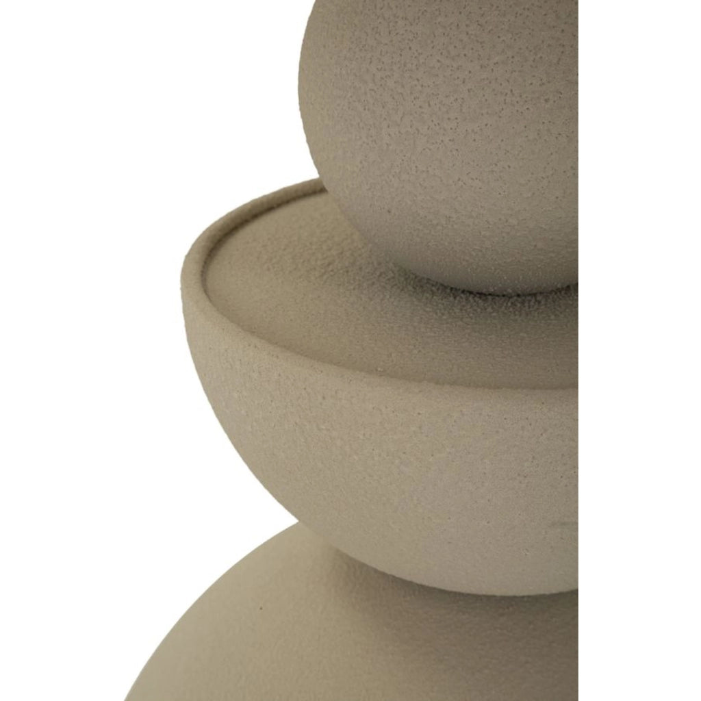 Tavolino VKH798, Beige, Metallo, 45x45x49,5 cm