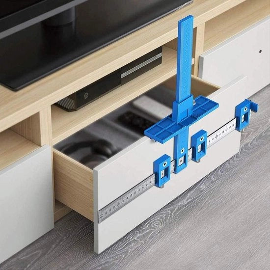 Strumento Punch Trasformabile per Installazione Hardware Cassetto - Guida Percussione Template con Accessori