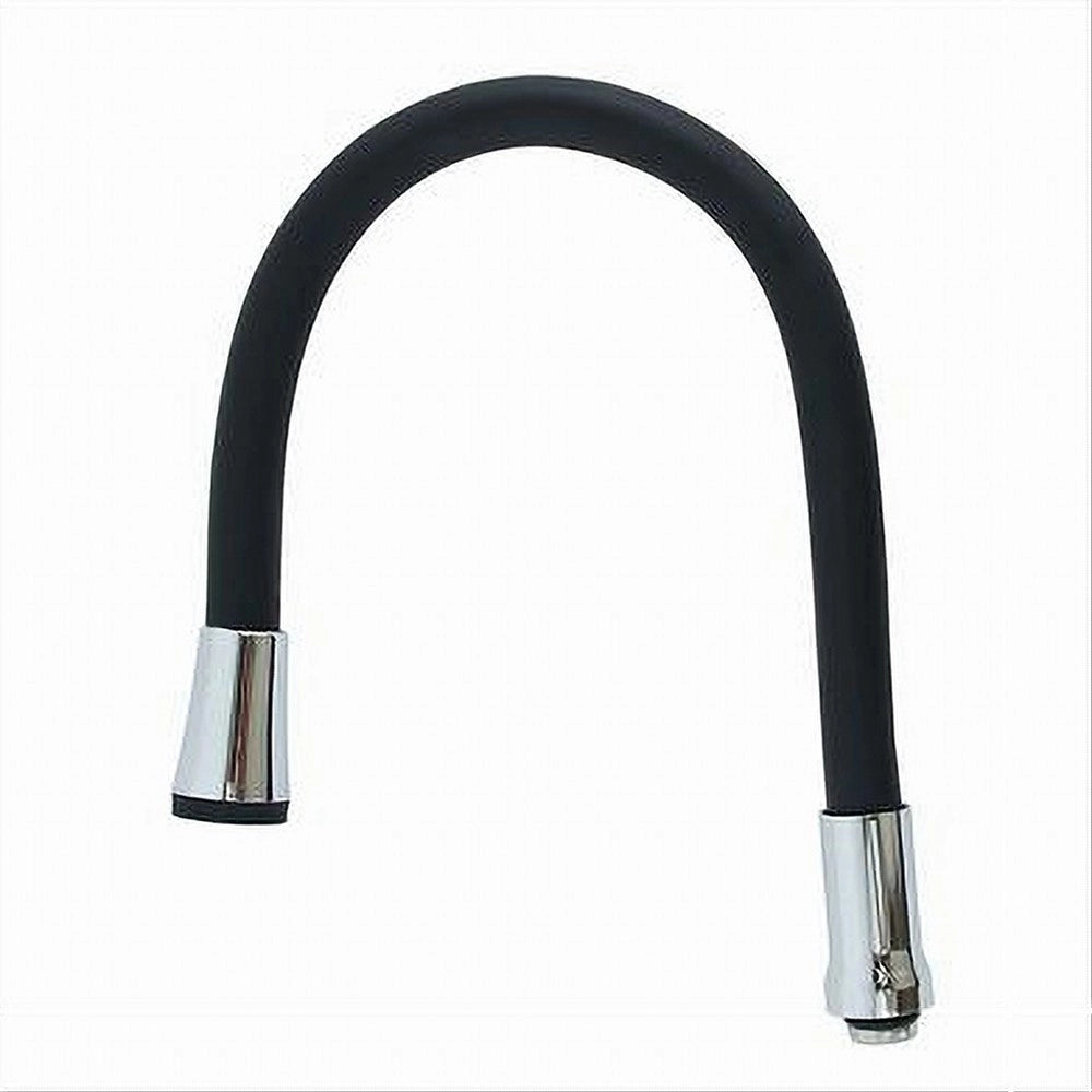 Trade Shop - Canna Ricambio Miscelatore Rubinetto Lavello Cucina Flessibile Nero 50 Cm 87503 -