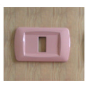Trade Shop - Placchette Placche In Abs Serie Magic Bticino Compatibili Placca Copriprese Fori - Rosa -1 Foro     -