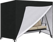 Copertura impermeabile per sedia oscillante, 3 posti, impermeabile, tetto per sedia oscillante, copertura per carico pesante, sedia oscillante, tetto per sedia oscillante da giardino, 215 x 154 x 168 cm
