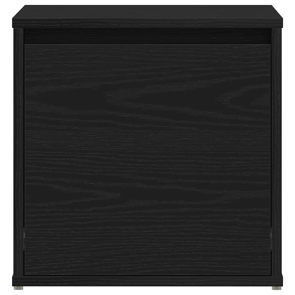 Cassettiera Rovere Nero 40,5 x 40 x 40 cm Legno multistrato 862792