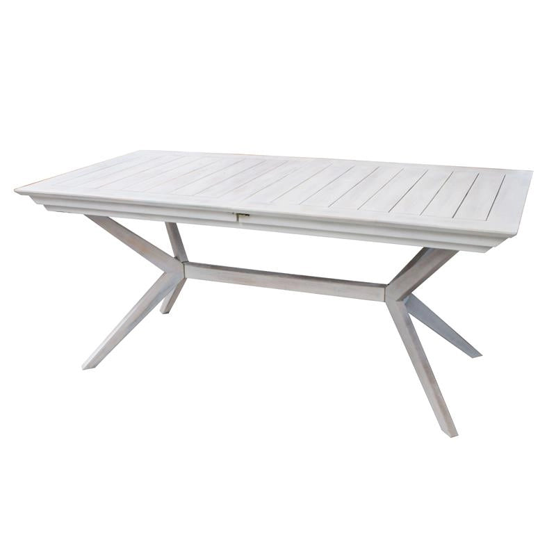 TAVOLO BALI ESTENSIBNILE 150/200 X 90 X H75 CM BIANCO
