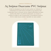 Matita Snidereccia A5 - Matita per Scrittura e Taglio - Materiale PVC Sostenibile - Dimensioni 21x15 cm