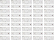 50 Stuks Lenti in Vetro di Fibra di Vetro LED per Lampadari TV per Riparazione