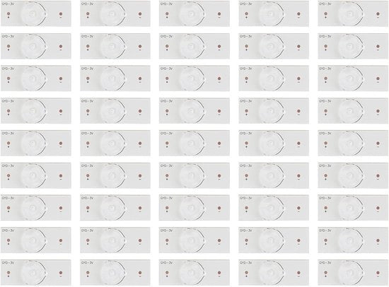 50 Stuks Lenti in Vetro di Fibra di Vetro LED per Lampadari TV per Riparazione